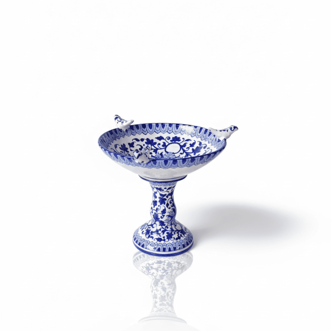 Teal Blue Ombre Glazed